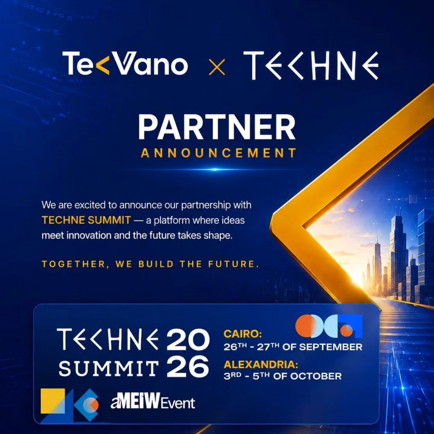 تعاون مع Techne Summit 2026